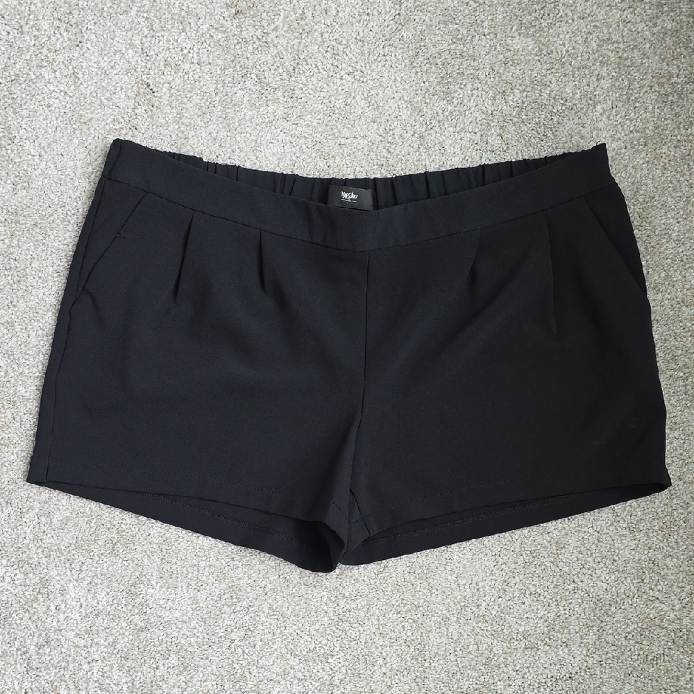 Black High Waist Shorts